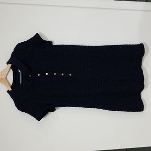 Moth |Anthropologie| Navy Short-sleeved Dress